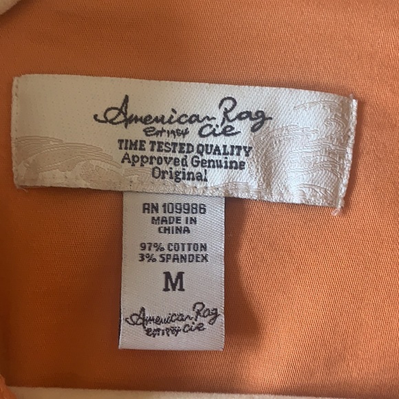 American rag light weight jacket/blazer. Orange size medium - Picture 6 of 10